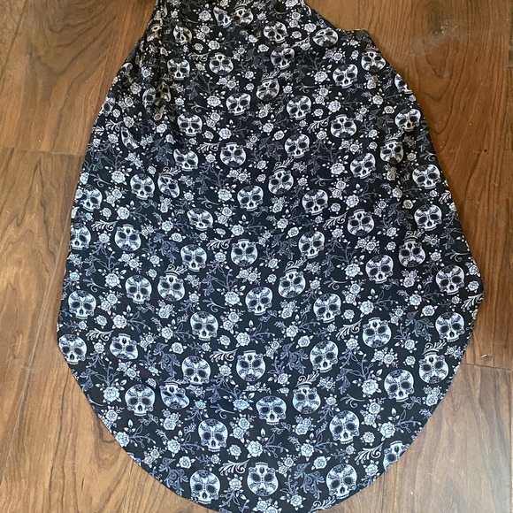 Skull Print Halter Dress - Picture 4 of 7